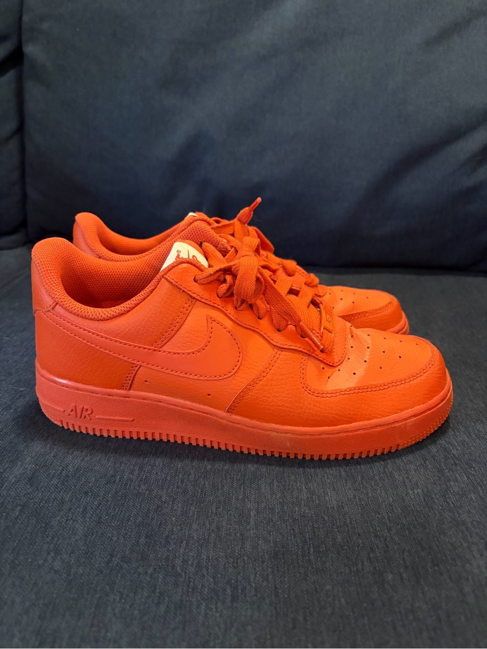 Nike Orange/Red Low-Top Sneakers